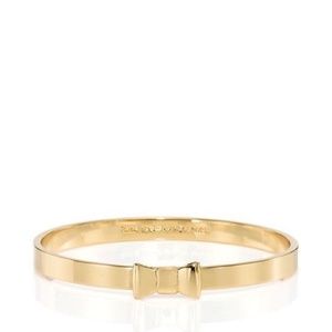 Kate Spade Take A Bow Bangle Bracelet Gold